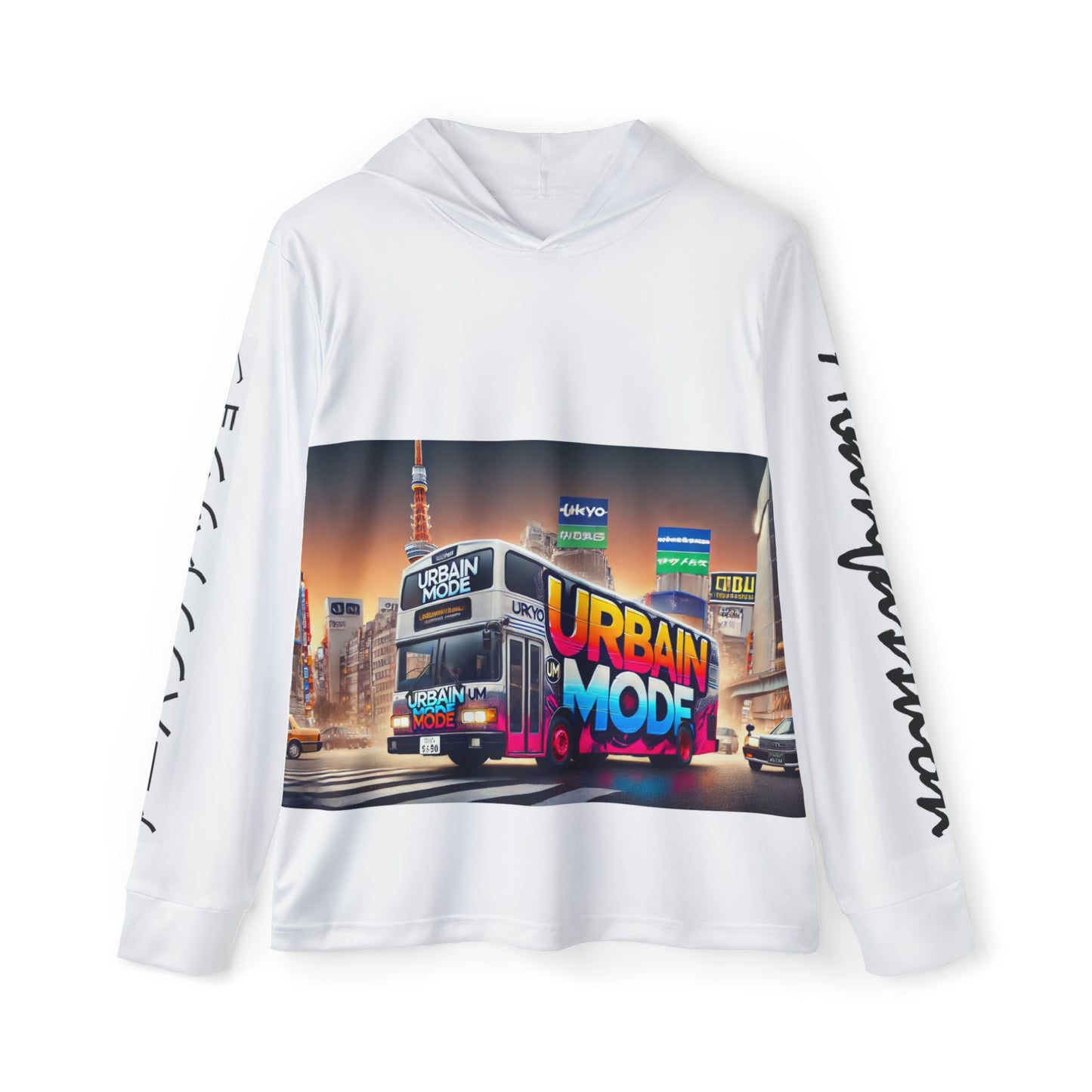 Bus - Tokyo - Japan - Men's Sports Warmup Hoodie (AOP)