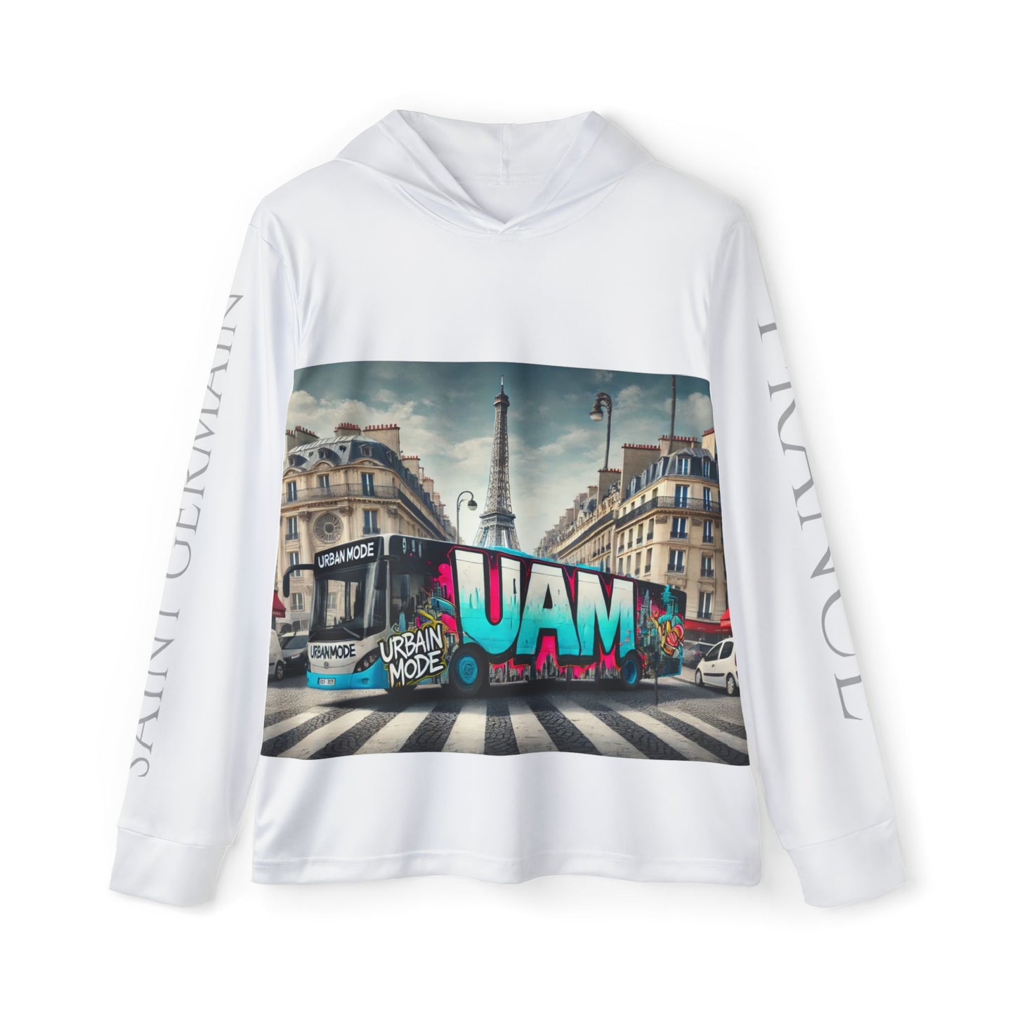 Bus - Paris - France - Men's Sports Warmup Hoodie (AOP)