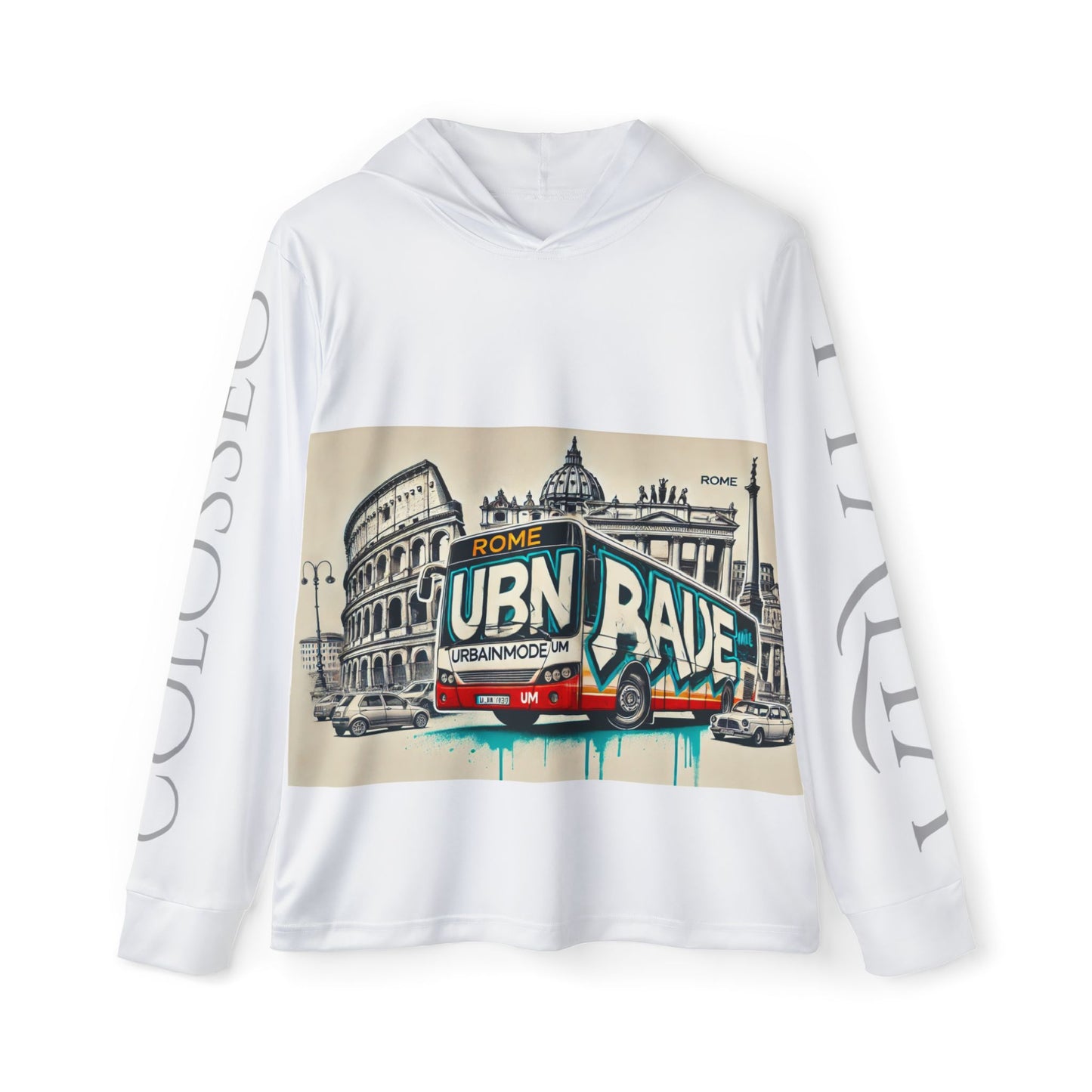 Bus - Rome - Italy - Men's Sports Warmup Hoodie (AOP)