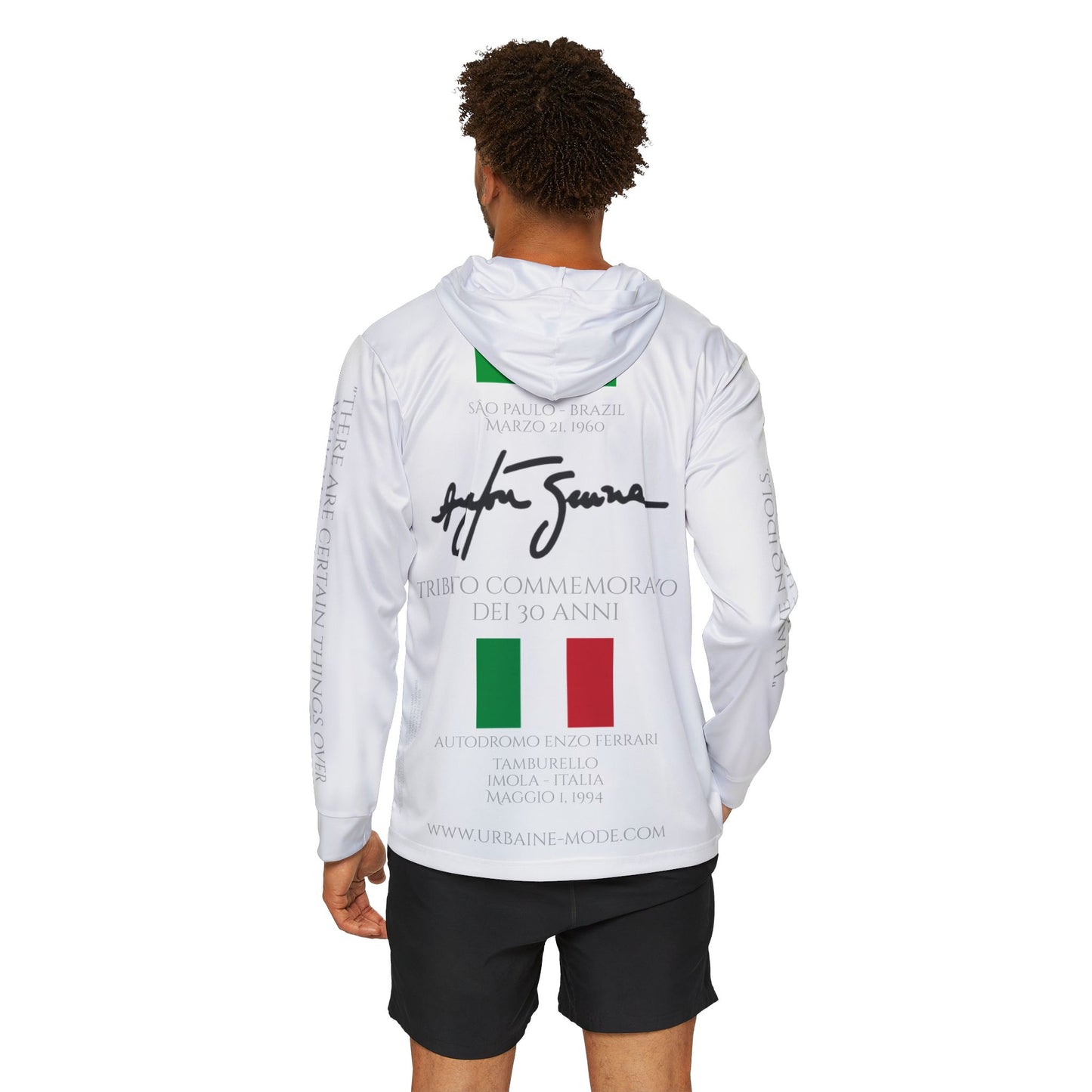 Ayrton Senna - 30 year Tribute - Men's Sports Warmup Hoodie (AOP)