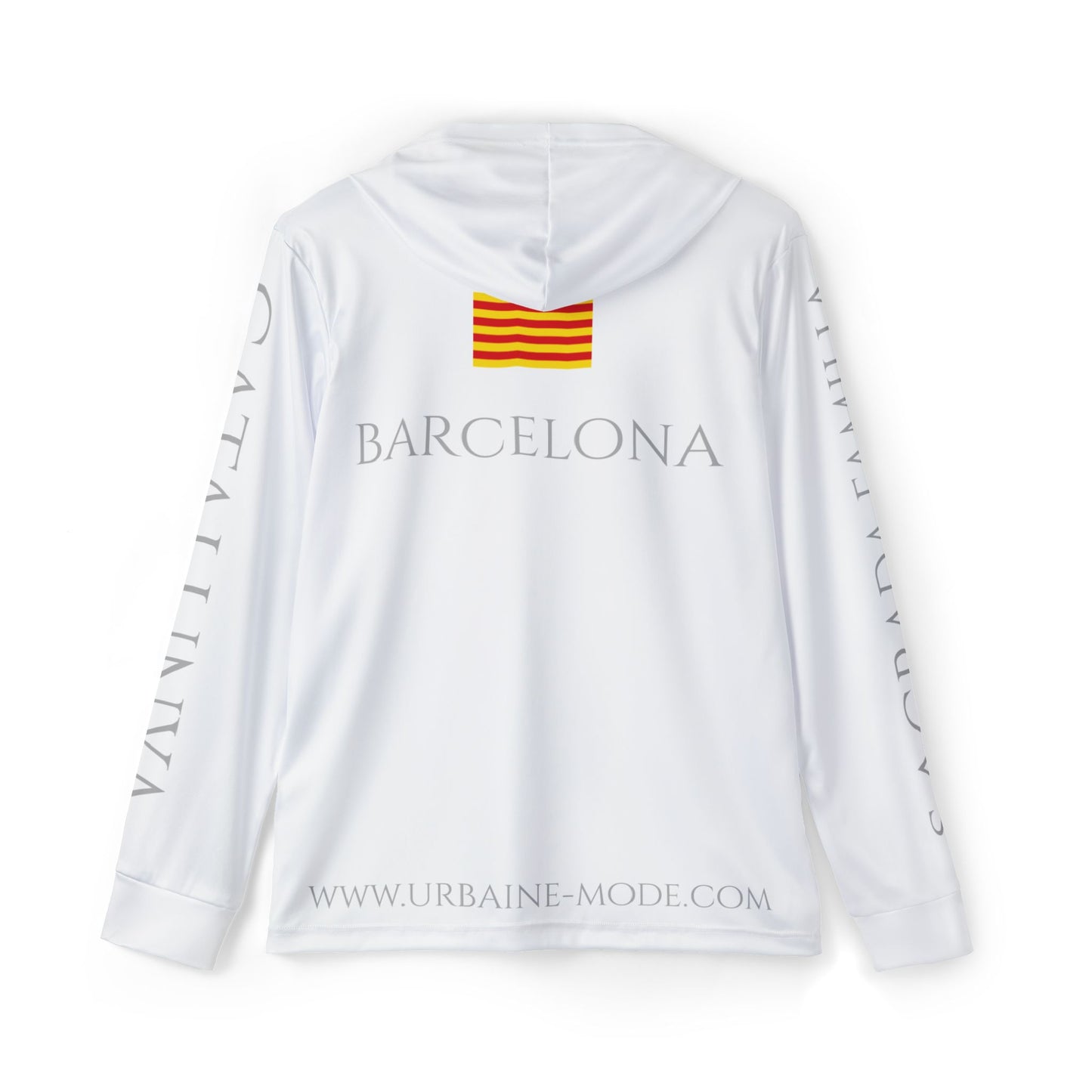 Bus - Barcelona - Catalunya - Men's Sports Warmup Hoodie (AOP)