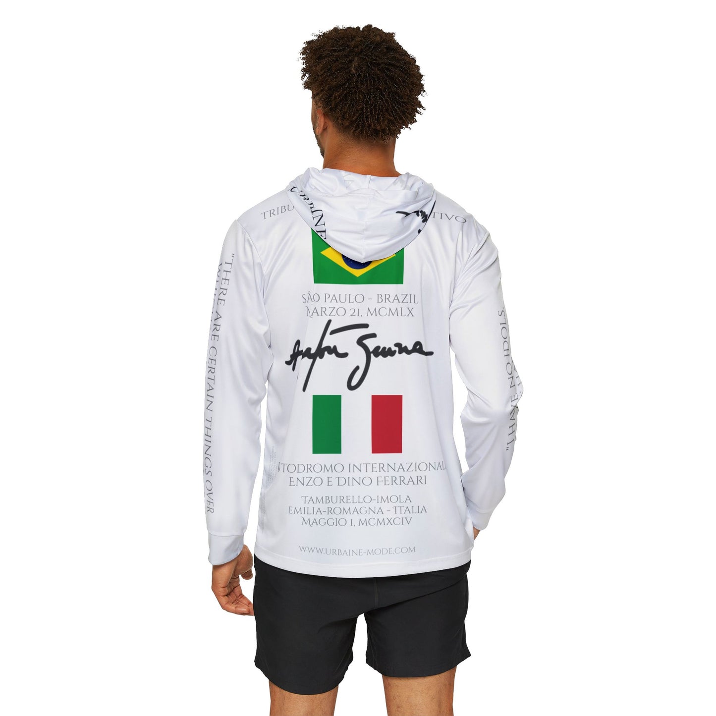 Copy of Ayrton Senna - 30 year Tribute - Men's Sports Warmup Hoodie (AOP)