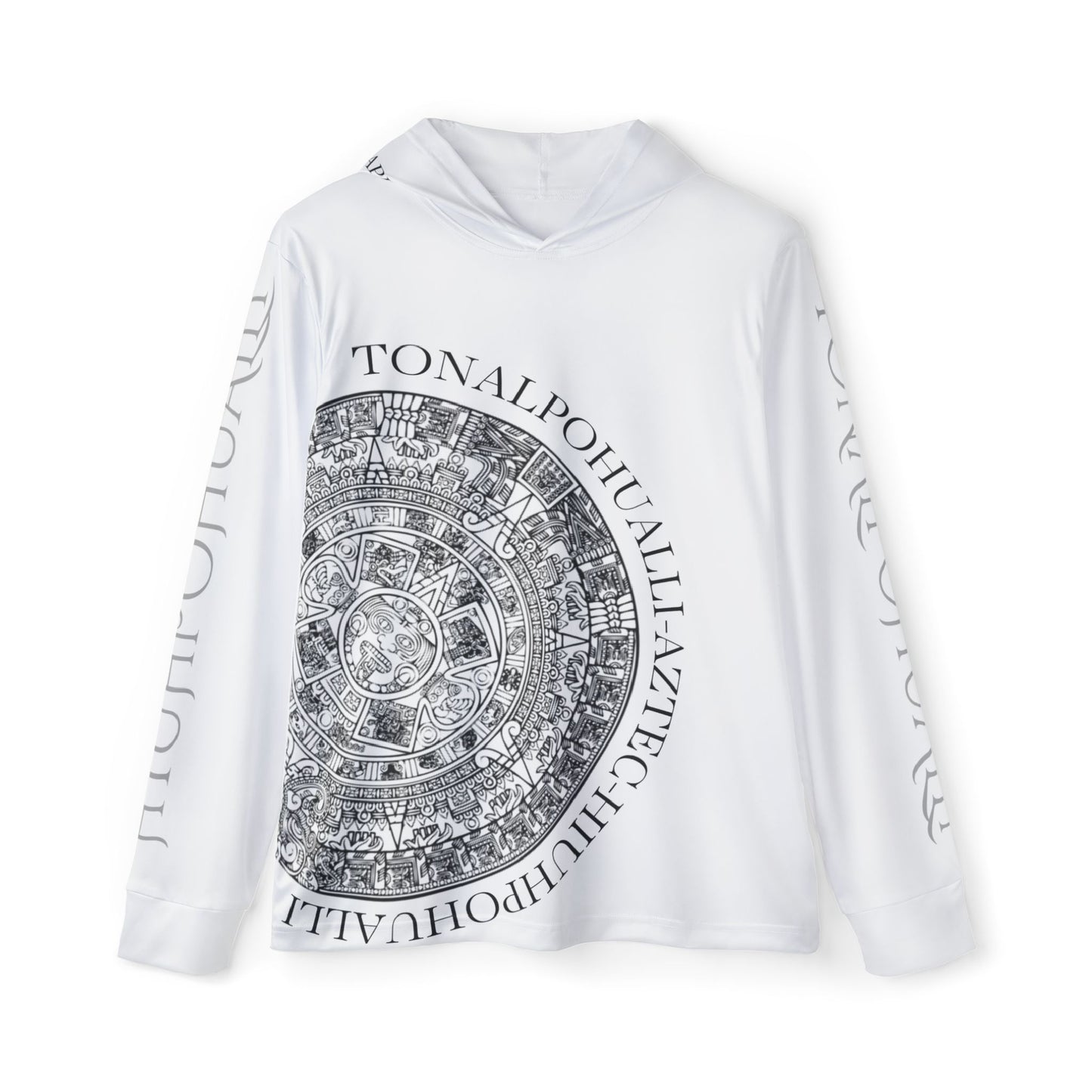 Pre Colum - Aztec Calendar FR - Men's Sports Warmup Hoodie (AOP)