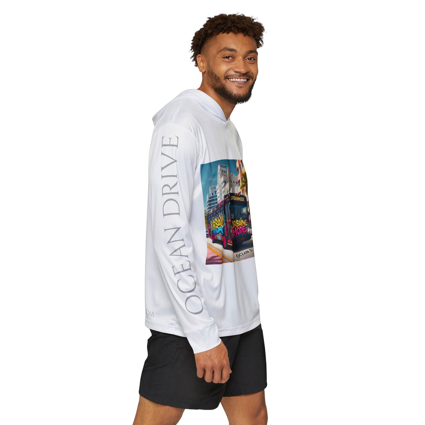 Bus - MIA - SOUTH BEACH - - USA - Men's Sports Warmup Hoodie (AOP)