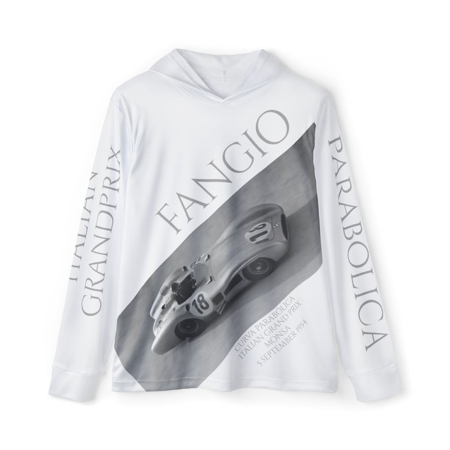 Legend GP - 1954 Fangio - Mercedes Benz - Monsa 2 - Italia - Men's Sports Warmup Hoodie (AOP)