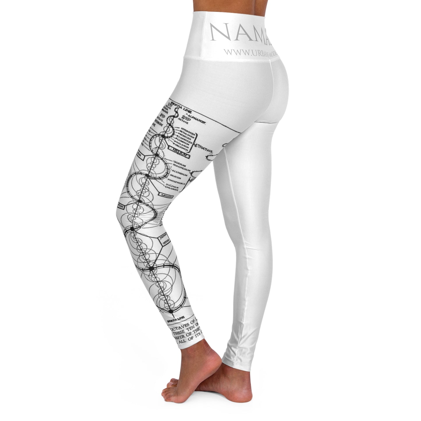 Illuminati - Universal Constant Energy - High Waisted Yoga Leggings (AOP)