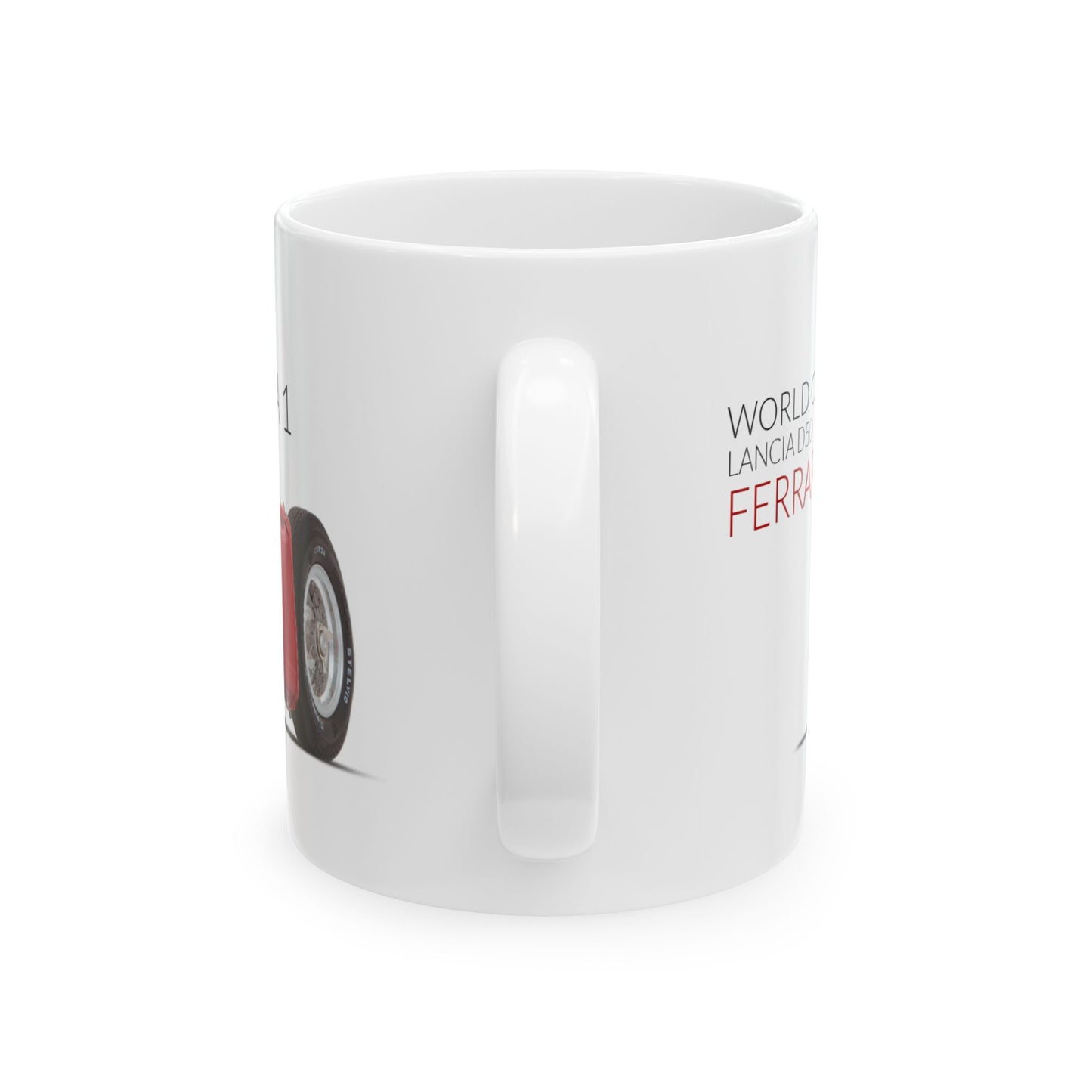 F1 GP Legends 1956 Fangio Ferrari-Lancia Ceramic Mug, (11oz, 15oz)