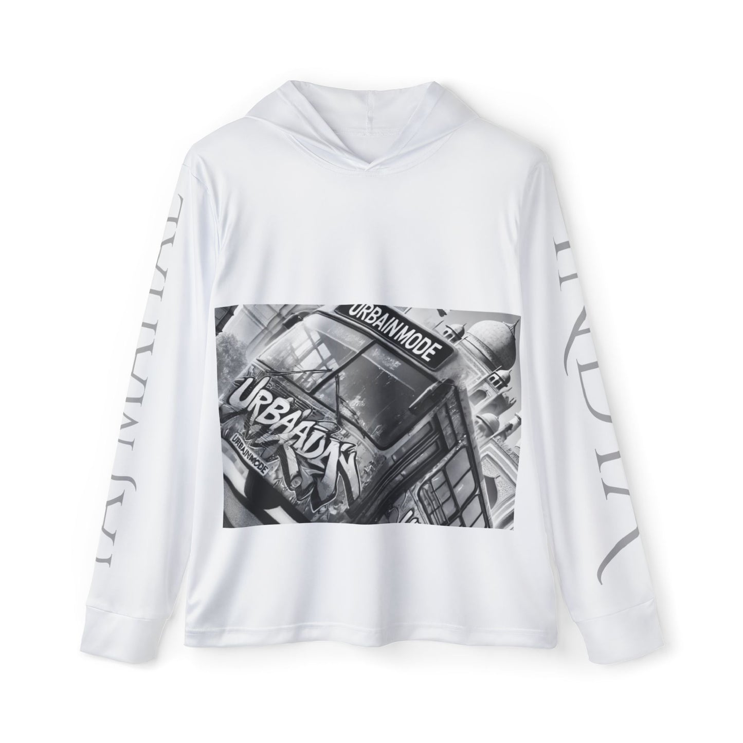 Bus - New Delhi - India - Men's Sports Warmup Hoodie (AOP)