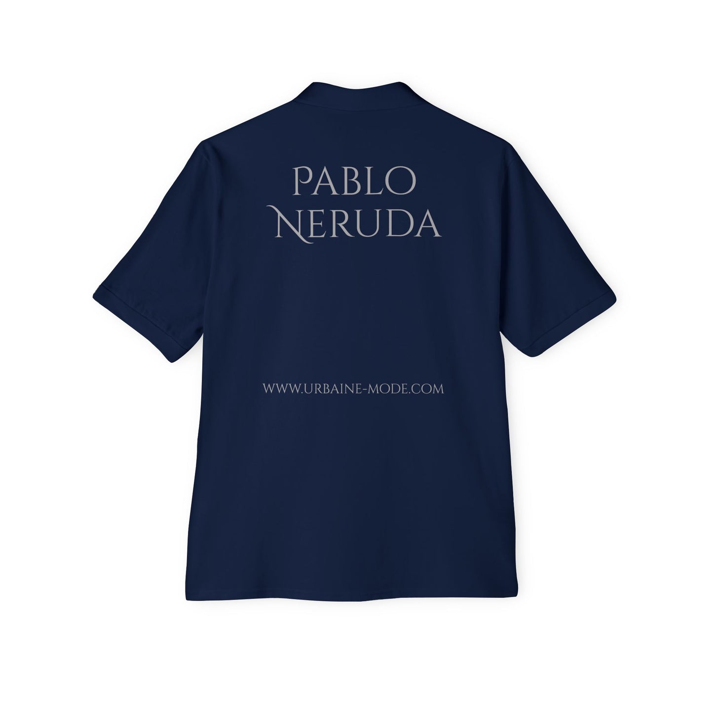 Pablo Neruda - Te amo sin problemas ni orgullos - Men's Piqué Polo