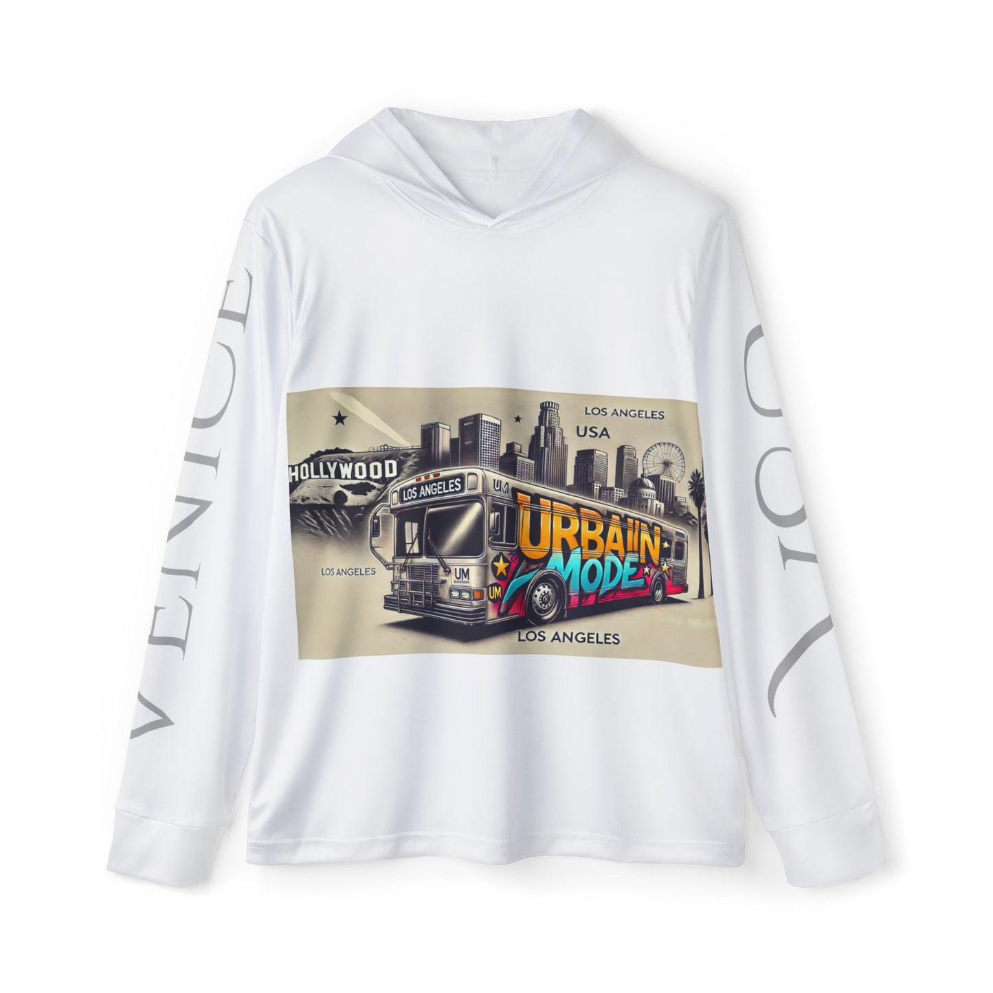 Bus - LA - USA - Men's Sports Warmup Hoodie (AOP)