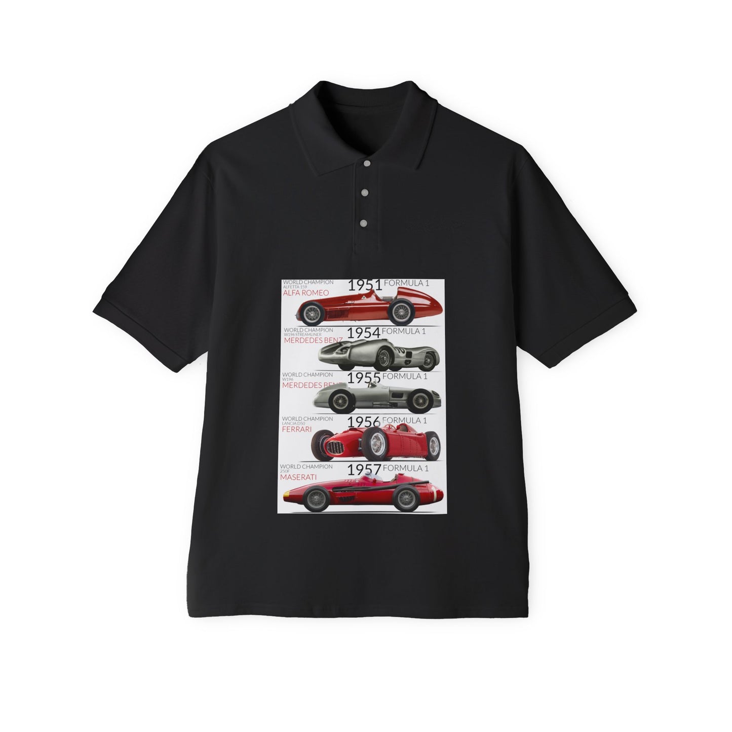 Fangio GP Penta Champion- Men's Piqué Polo