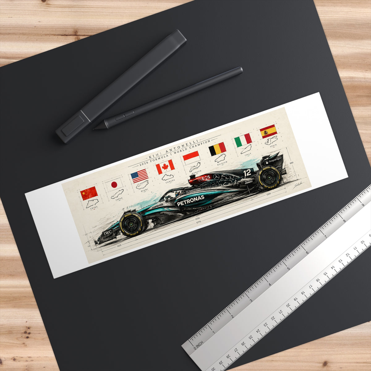 MB 2026 Antonelli F1 World Champion 2026 Bumper Sticker