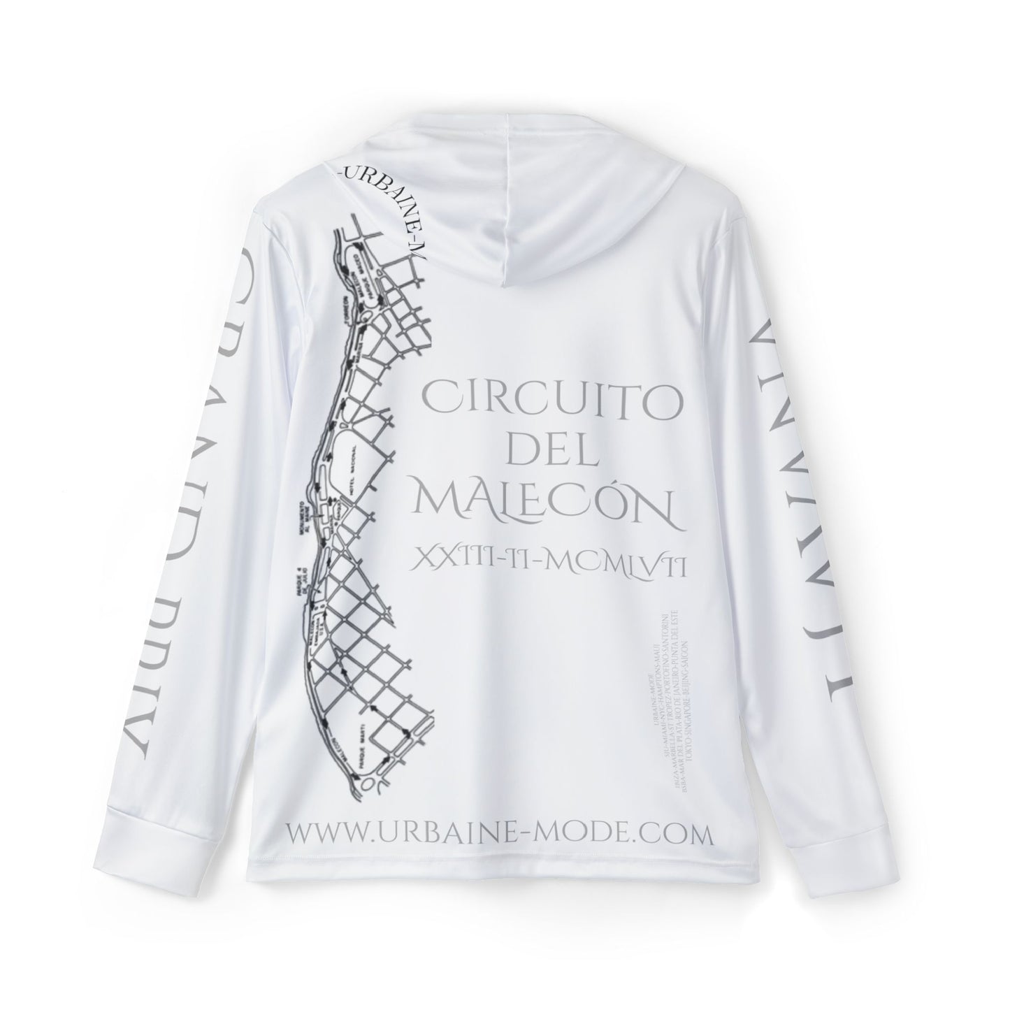 Legends GP - Havana Grand Prix - Circuito Malecon - Cuba - Men's Sports Warmup Hoodie (AOP)