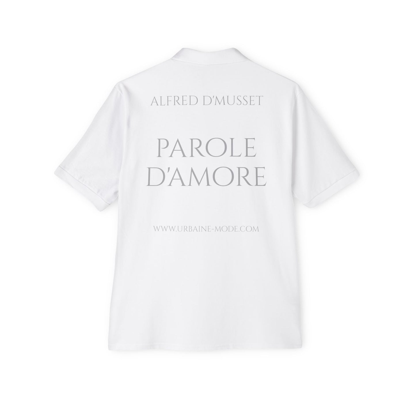 Alfred d Musset Camino mejor contigo- In case you forget - Men's Piqué Polo