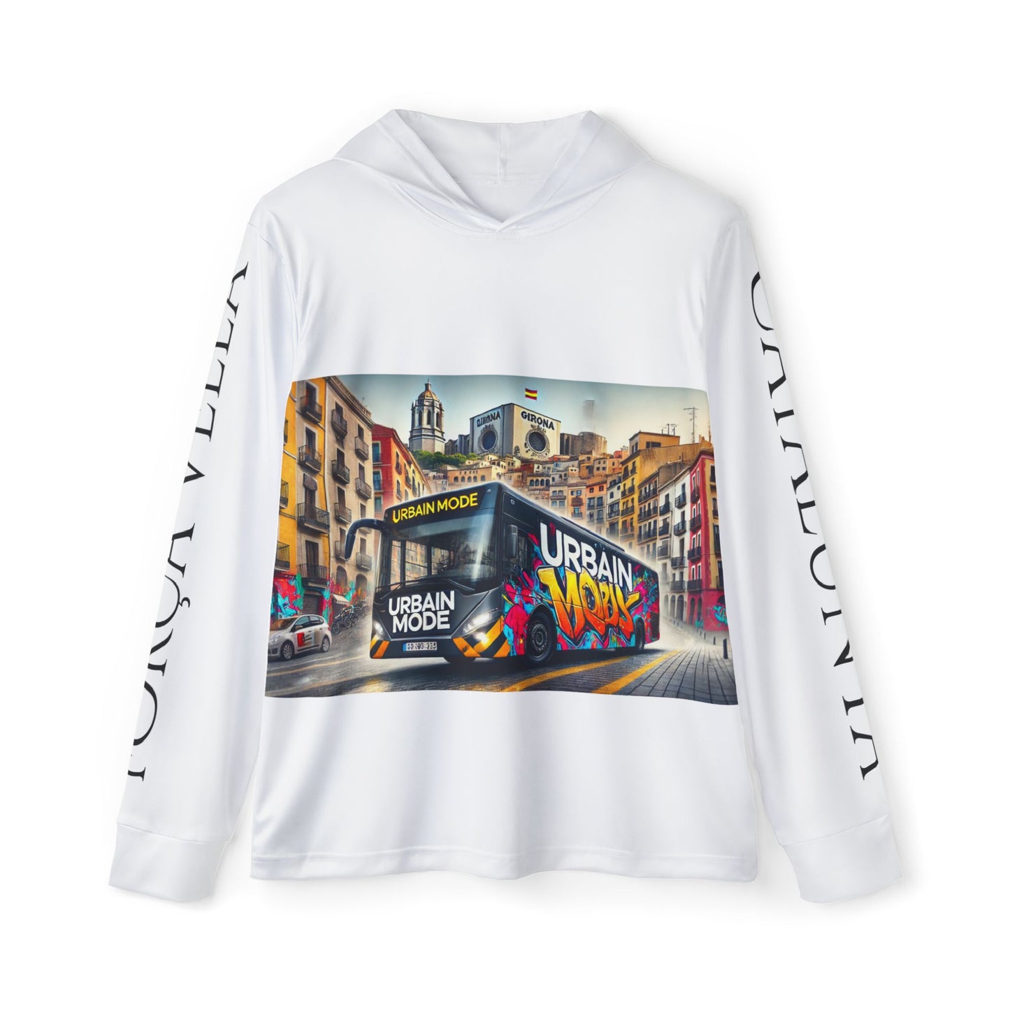 Bus - Girona - Catalunya - Men's Sports Warmup Hoodie (AOP)