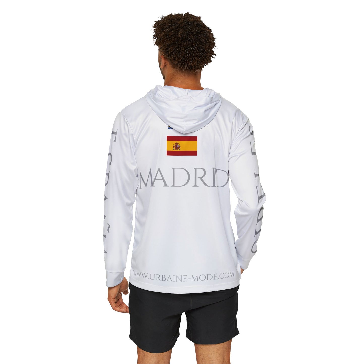 Bus - Madrid CIBELES - Spain - Men's Sports Warmup Hoodie (AOP)