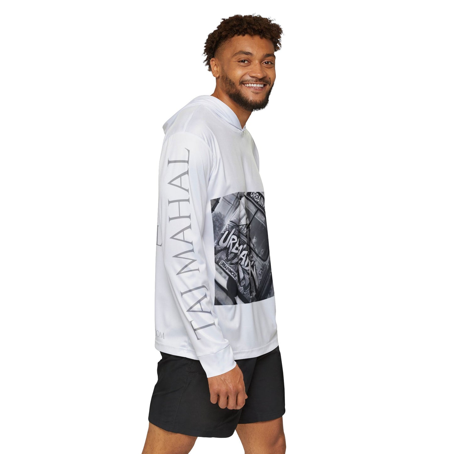 Bus - New Delhi - India - Men's Sports Warmup Hoodie (AOP)