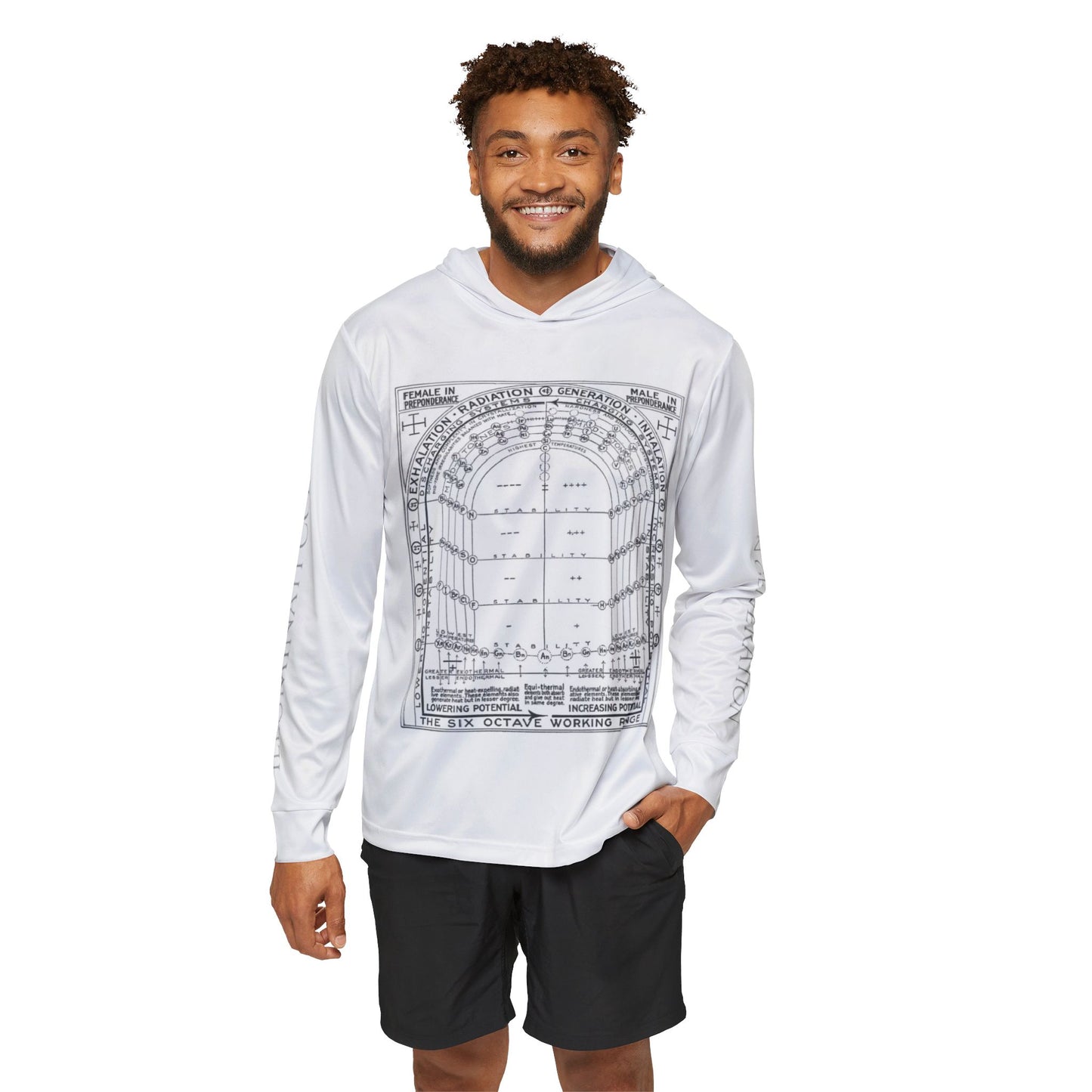 Iluminati - Radiation Generation - Men's Sports Warmup Hoodie (AOP)