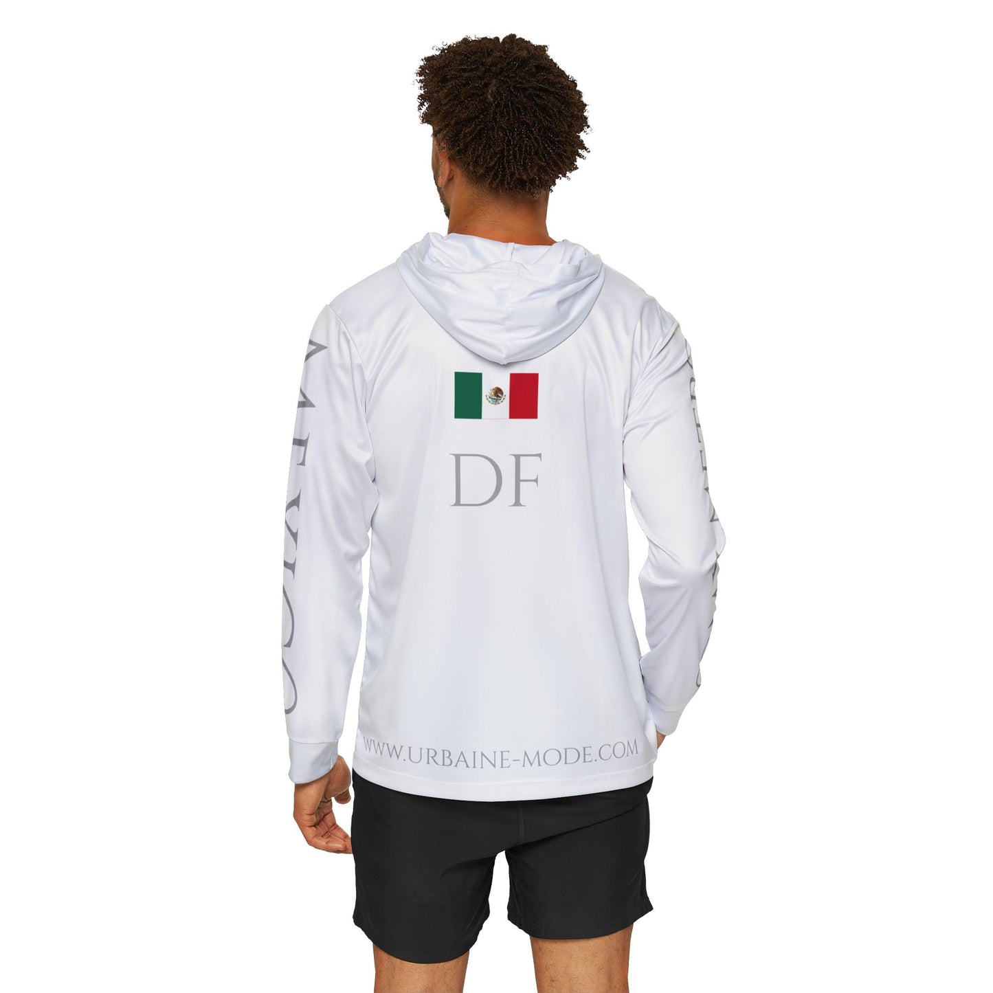 Metro Map - DF - Mexico - Men's Sports Warmup Hoodie (AOP)