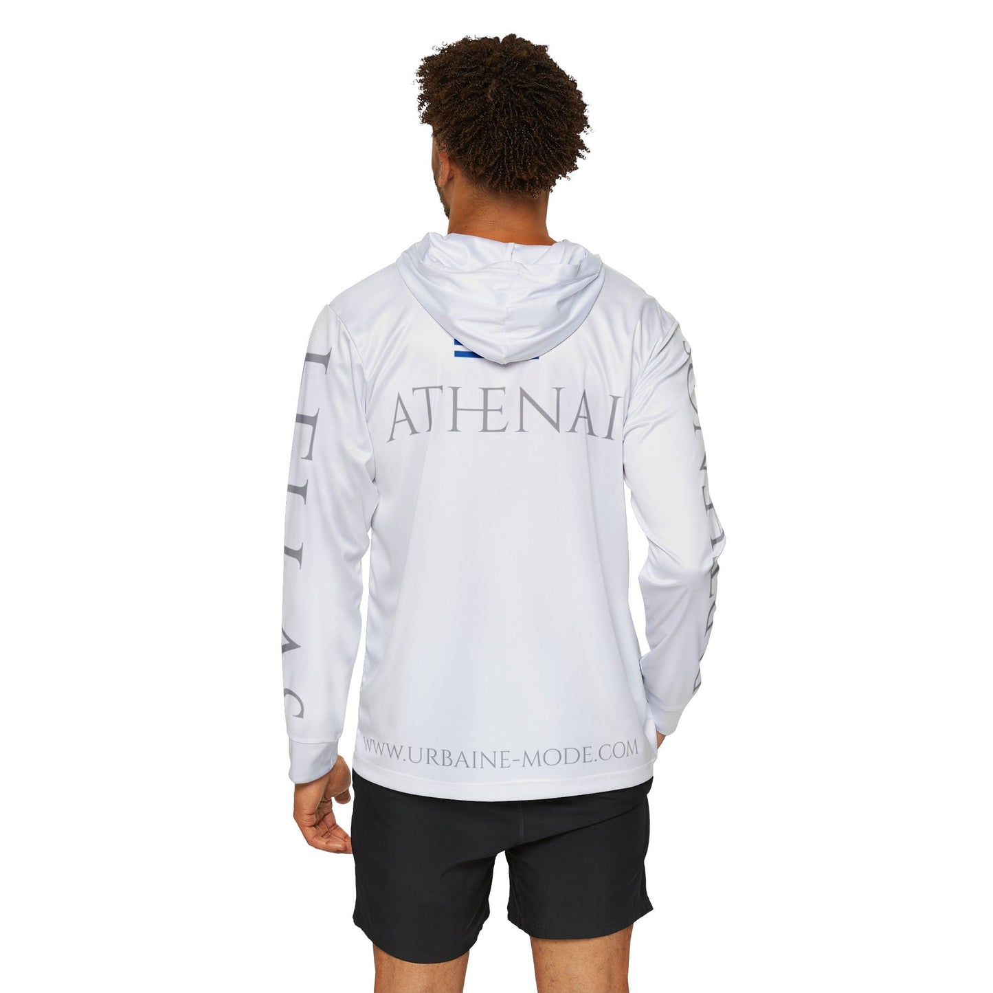 Bus - Athene - Greece - Men's Sports Warmup Hoodie (AOP)