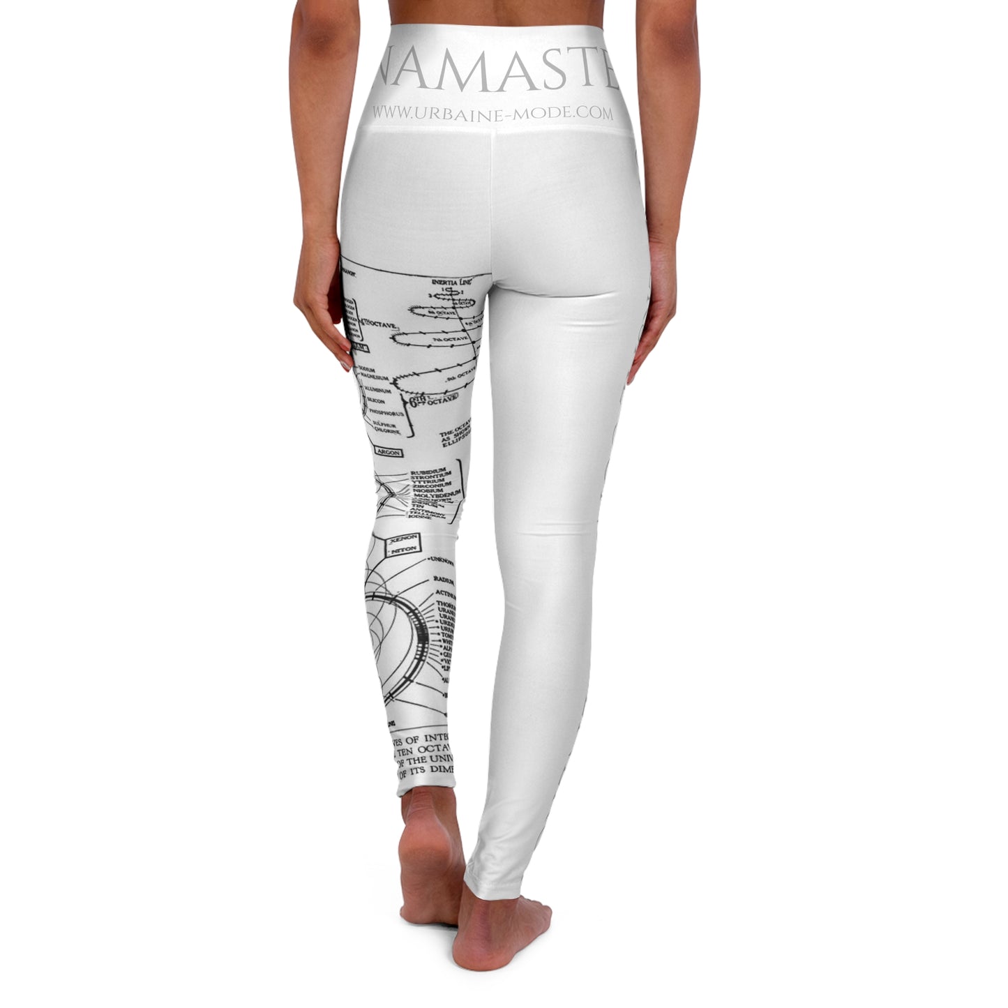 Illuminati - Universal Constant Energy - High Waisted Yoga Leggings (AOP)