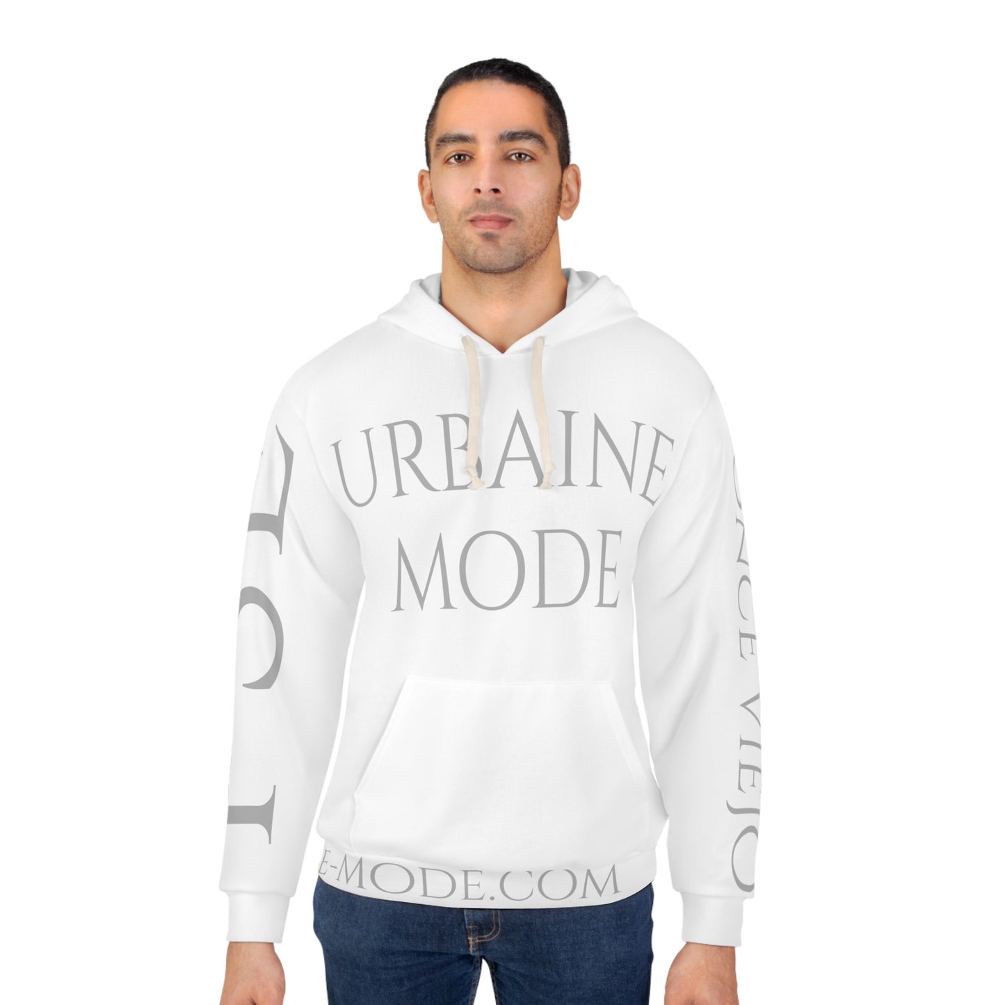 Arquitecture - PSE - PR - Catedral Ponce PR - B&W - Unisex Pullover Hoodie (AOP)