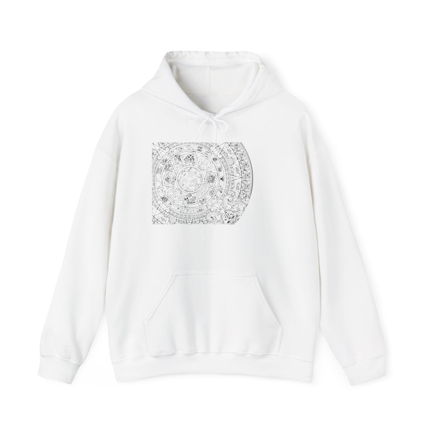 Precolumbine - axtec calendar - Unisex Heavy Blend™ Hooded Sweatshirt