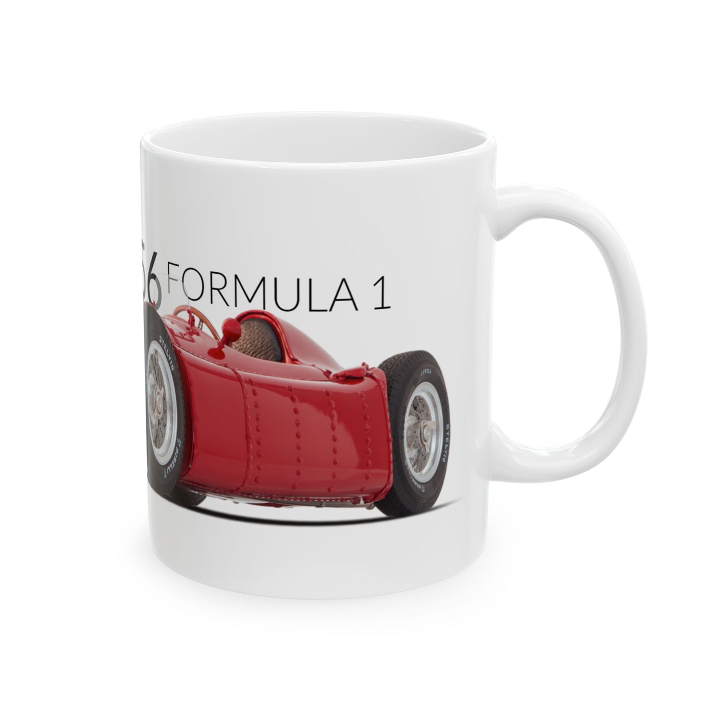 F1 GP Legends 1956 Fangio Ferrari-Lancia Ceramic Mug, (11oz, 15oz)