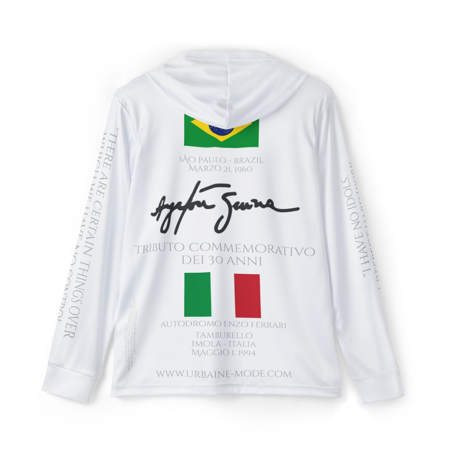 Ayrton Senna - 30 year Tribute - Men's Sports Warmup Hoodie (AOP)