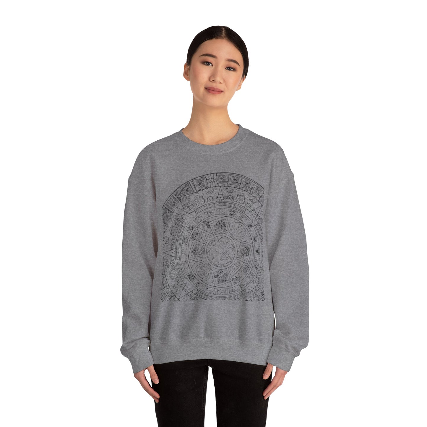 Aztec Calendar - Unisex Heavy Blend™ Crewneck Sweatshirt