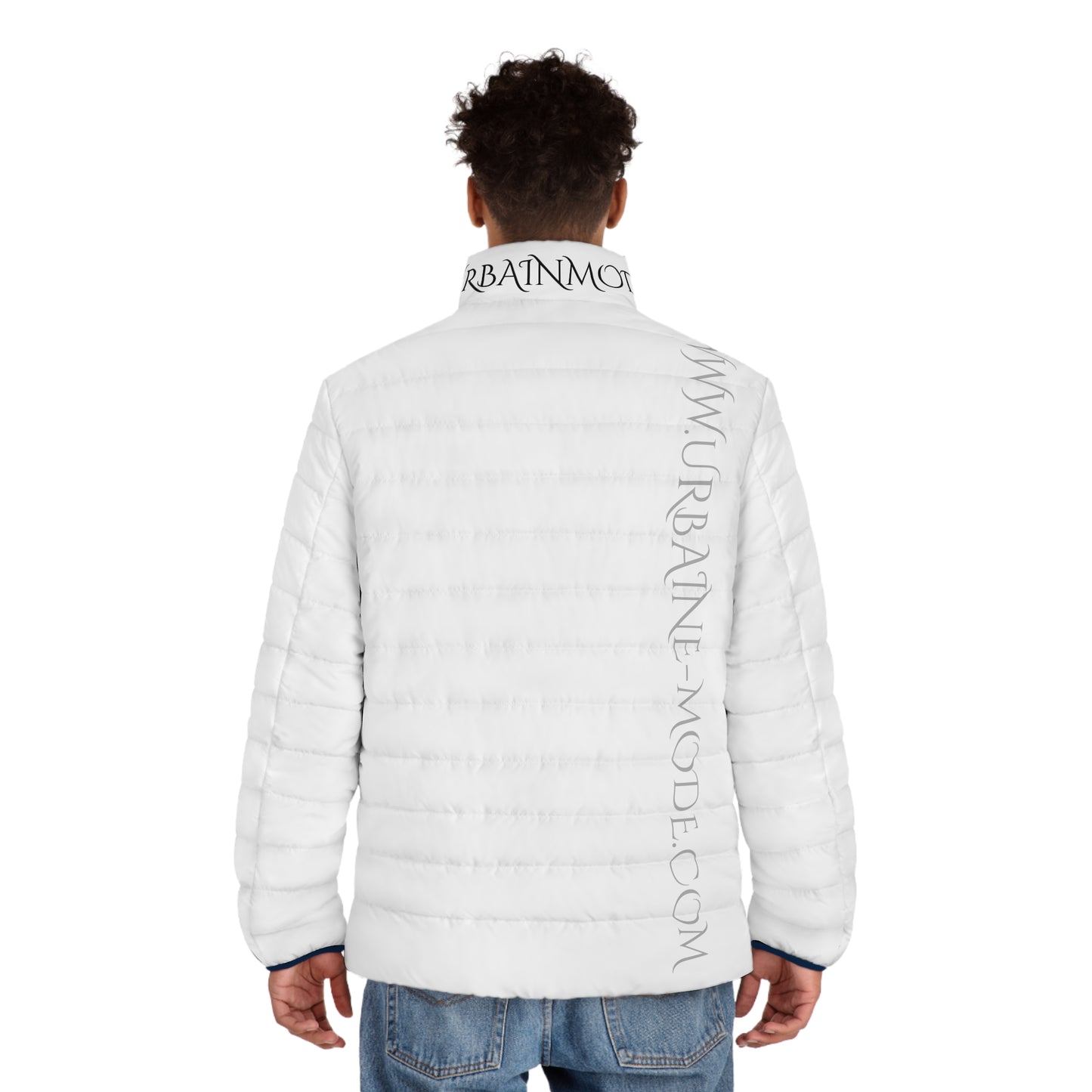 Illuminati - Matter Front - Men's Puffer Jacket (AOP)