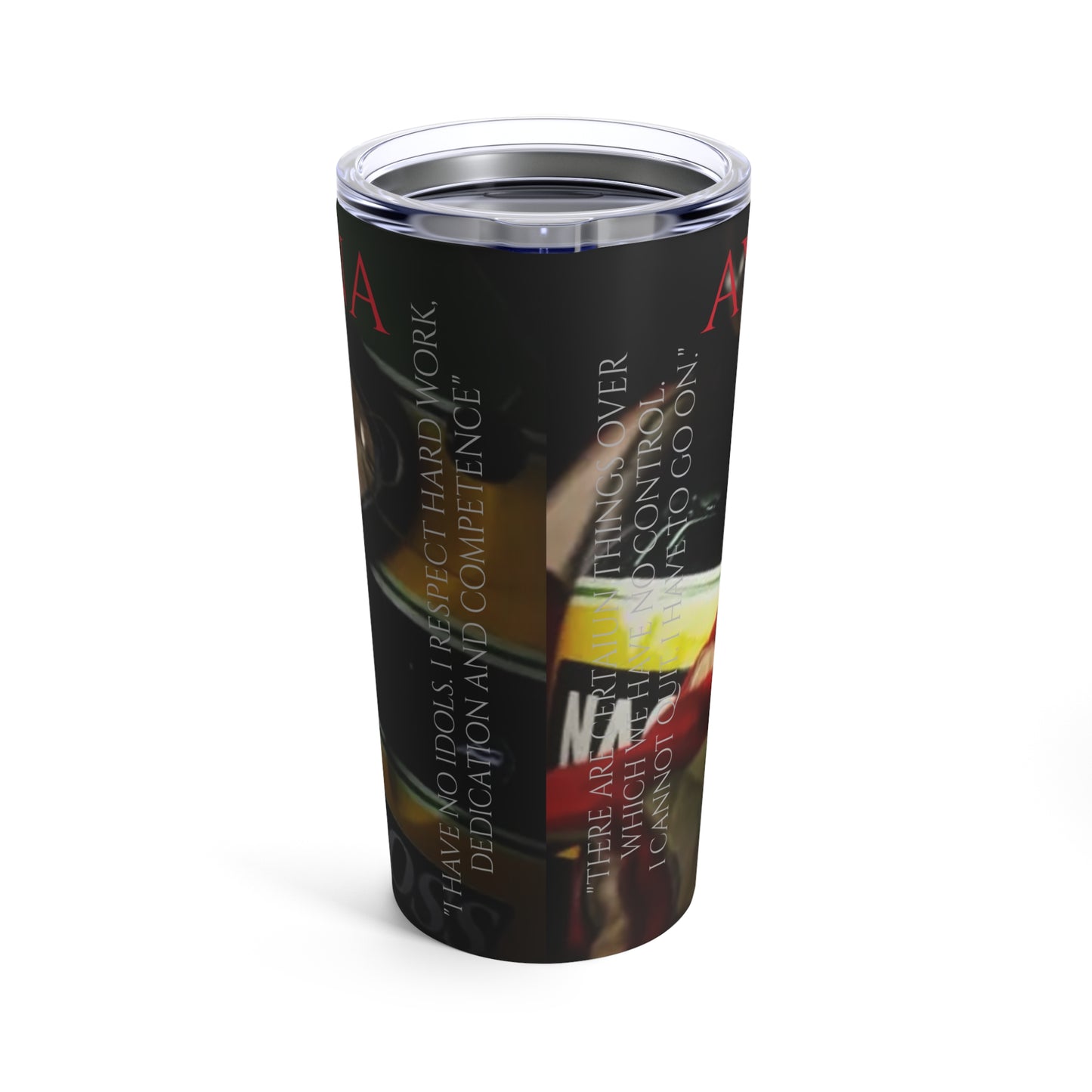 F1 Legends - Ayrton Senna  - 30 year Tribute - Tumbler 20oz