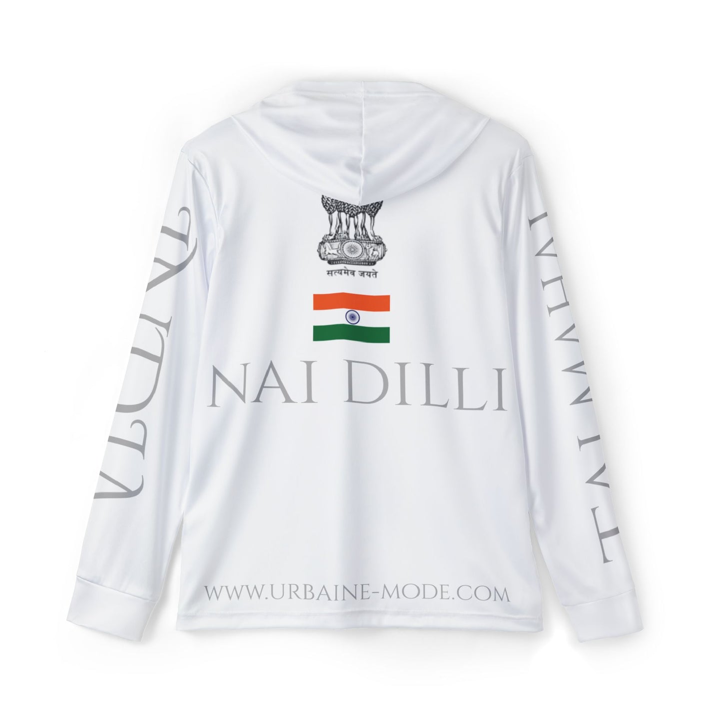 Bus - New Delhi - India - Men's Sports Warmup Hoodie (AOP)