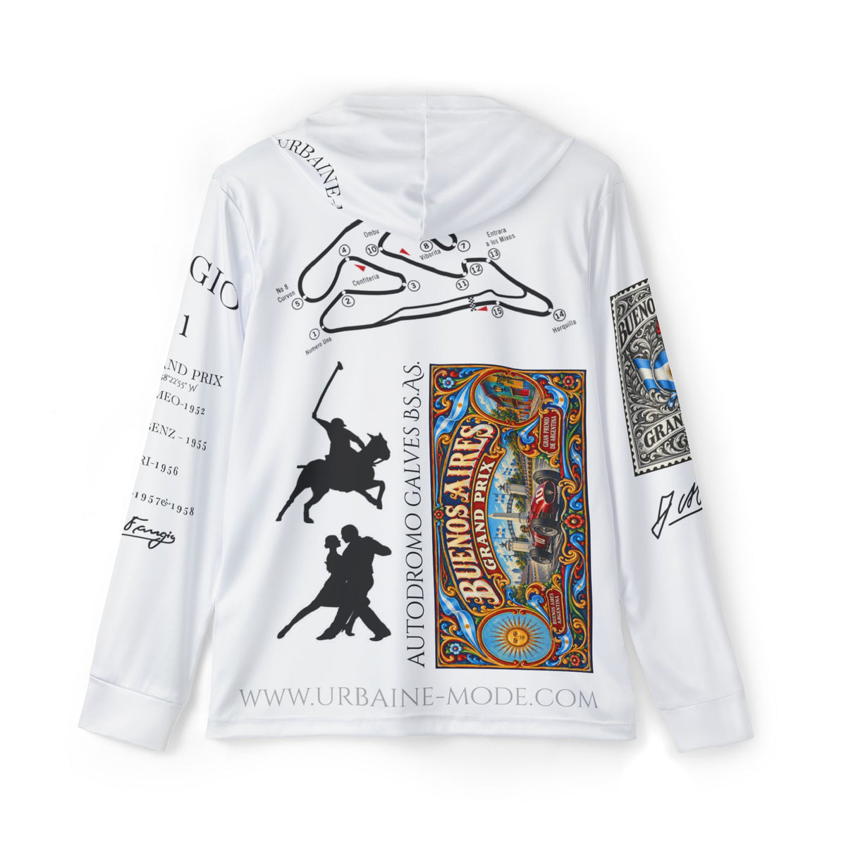 Copy of Copy of Copy of Legends GP - Havana Grand Prix - Circuito Malecon - Cuba - Men's Sports Warmup Hoodie (AOP)