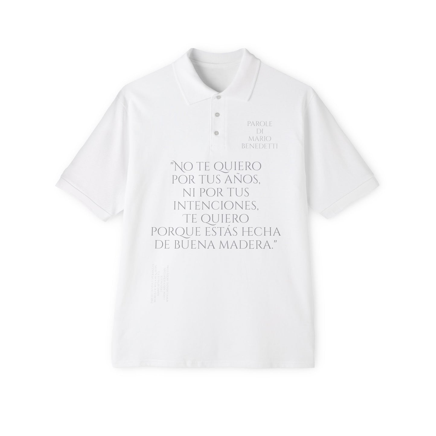 Benedetti - Estas hecho de buena madera - Men's Piqué Polo