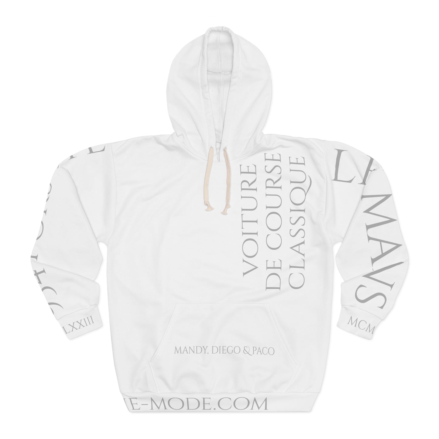 Auto Racing - Puerto Rico's 934 - Color - Unisex Pullover Hoodie (AOP)