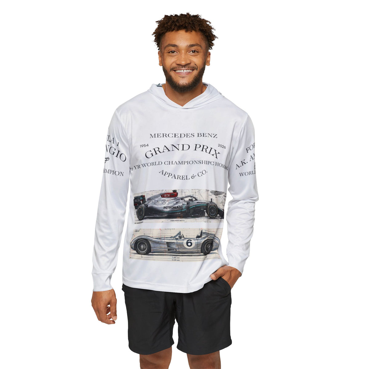 Mercedes Benz - World Championship - 72 Year Homage - v2 Men's Sports Warmup Hoodie (AOP)