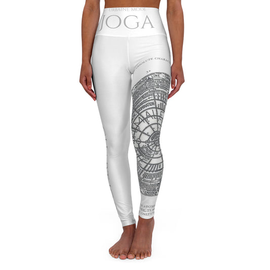 Illuminati - Periodic Chart - High Waisted Yoga Leggings (AOP)