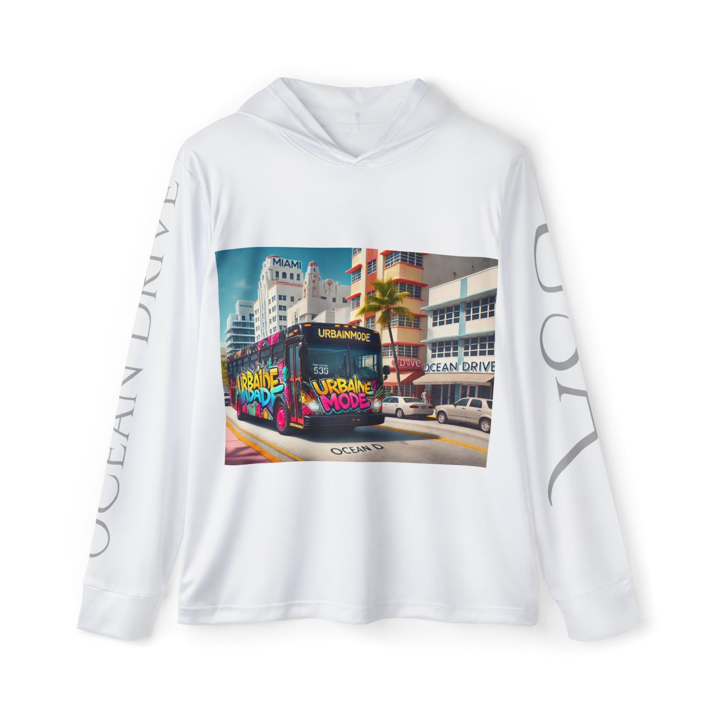 Bus - MIA - SOUTH BEACH -  - USA - Men's Sports Warmup Hoodie (AOP)