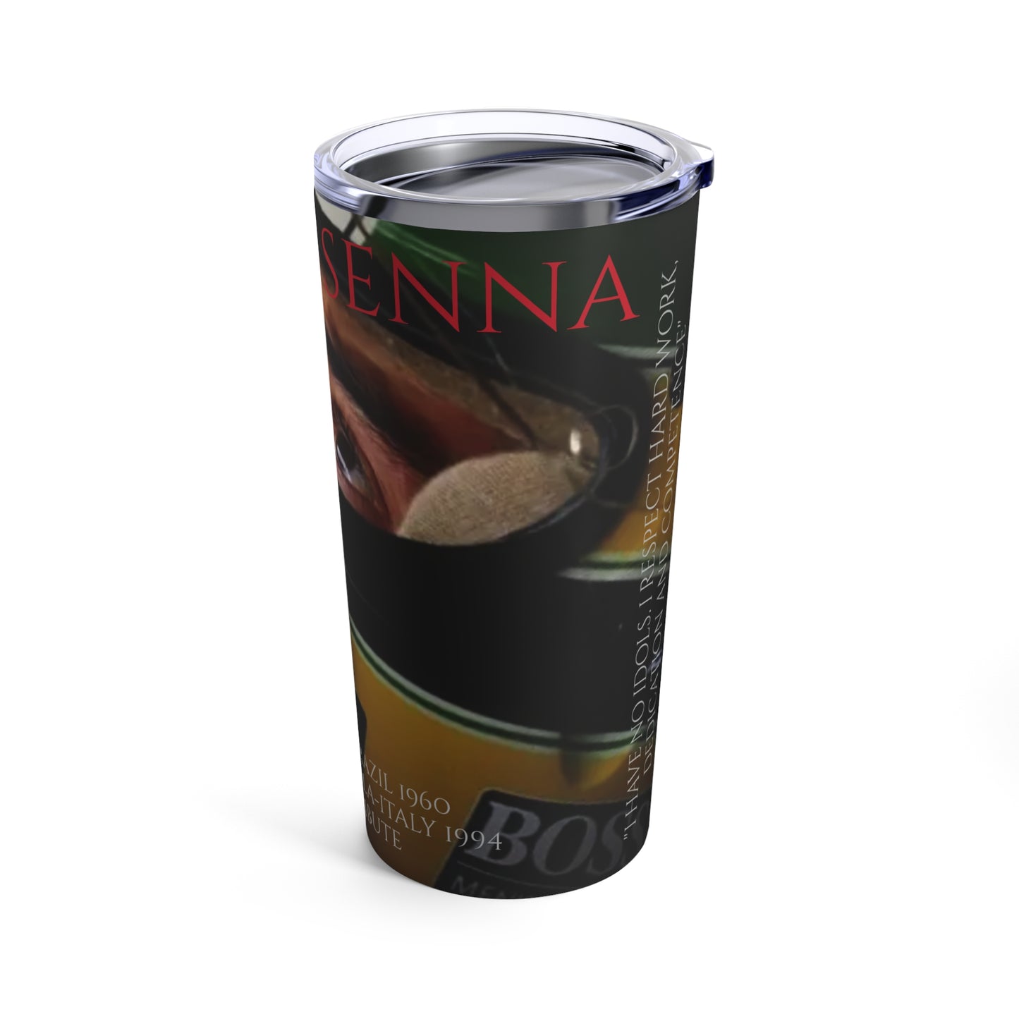 F1 Legends - Ayrton Senna  - 30 year Tribute - Tumbler 20oz