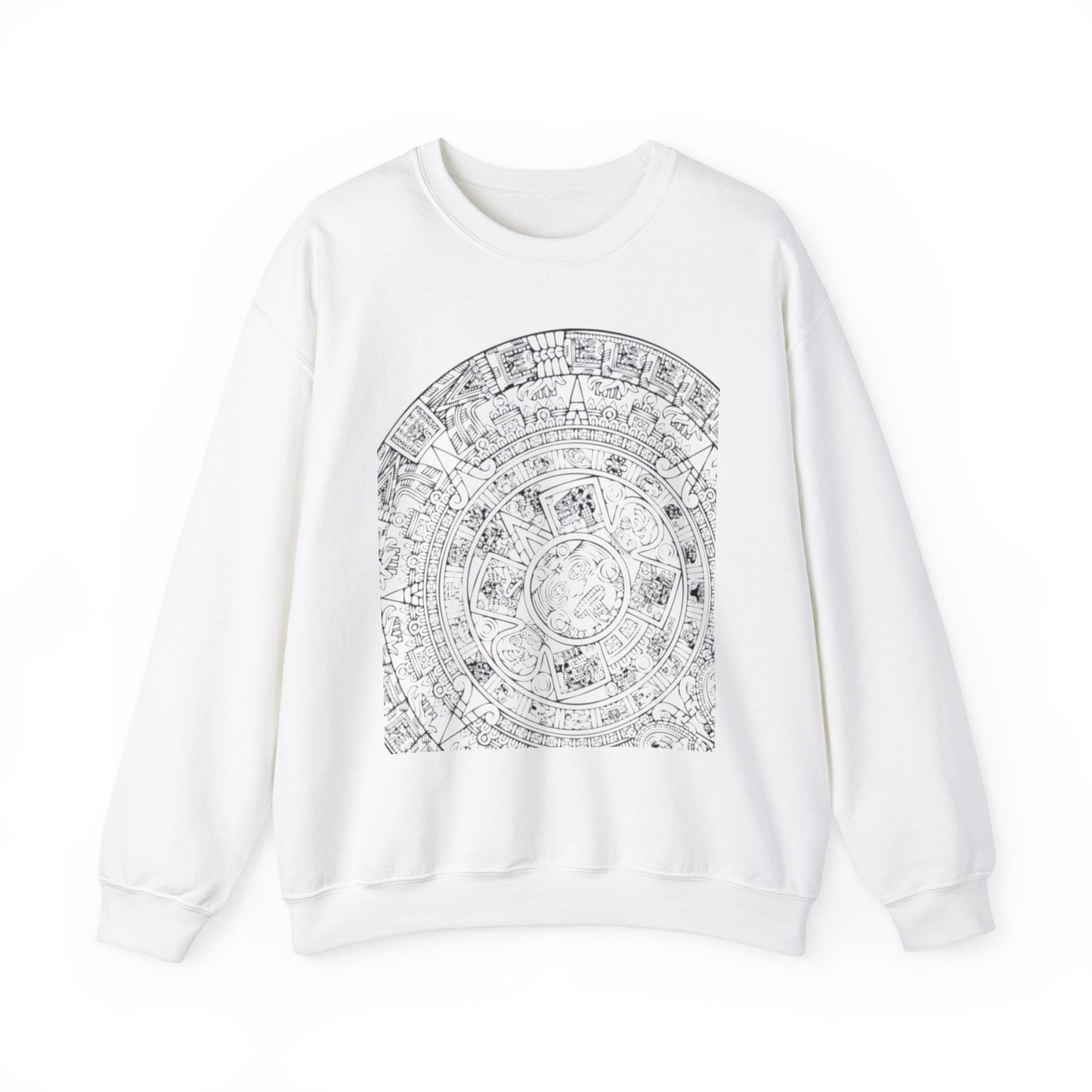 Aztec Calendar - Unisex Heavy Blend™ Crewneck Sweatshirt