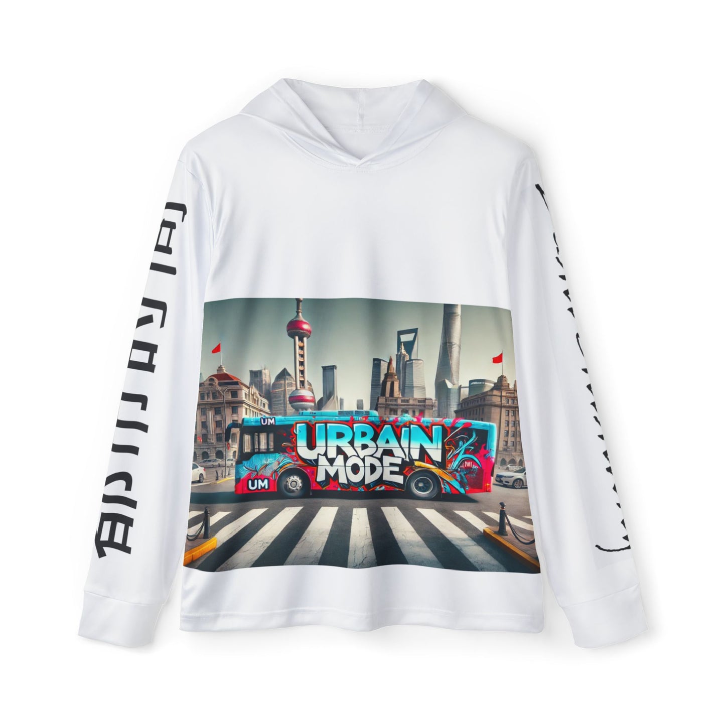 Bus - Shanghai - China - Men's Sports Warmup Hoodie (AOP)