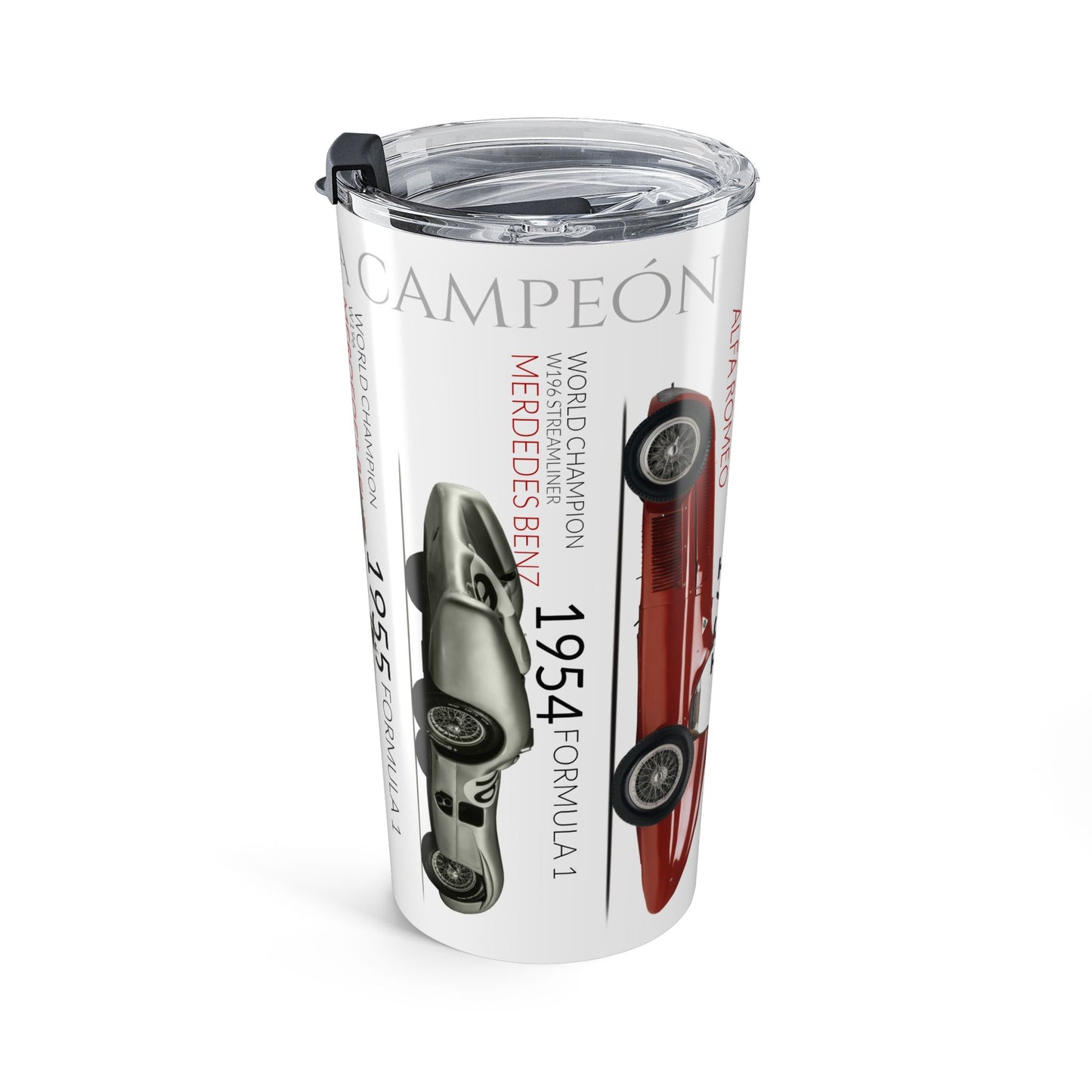 F1 Legends - Fangio Penta Campeón - Copy of Tumbler 20oz