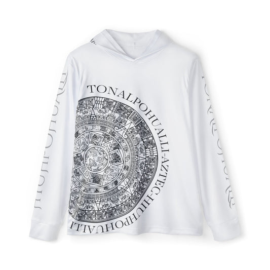 Pre Colum - Aztec Calendar FR - Men's Sports Warmup Hoodie (AOP)