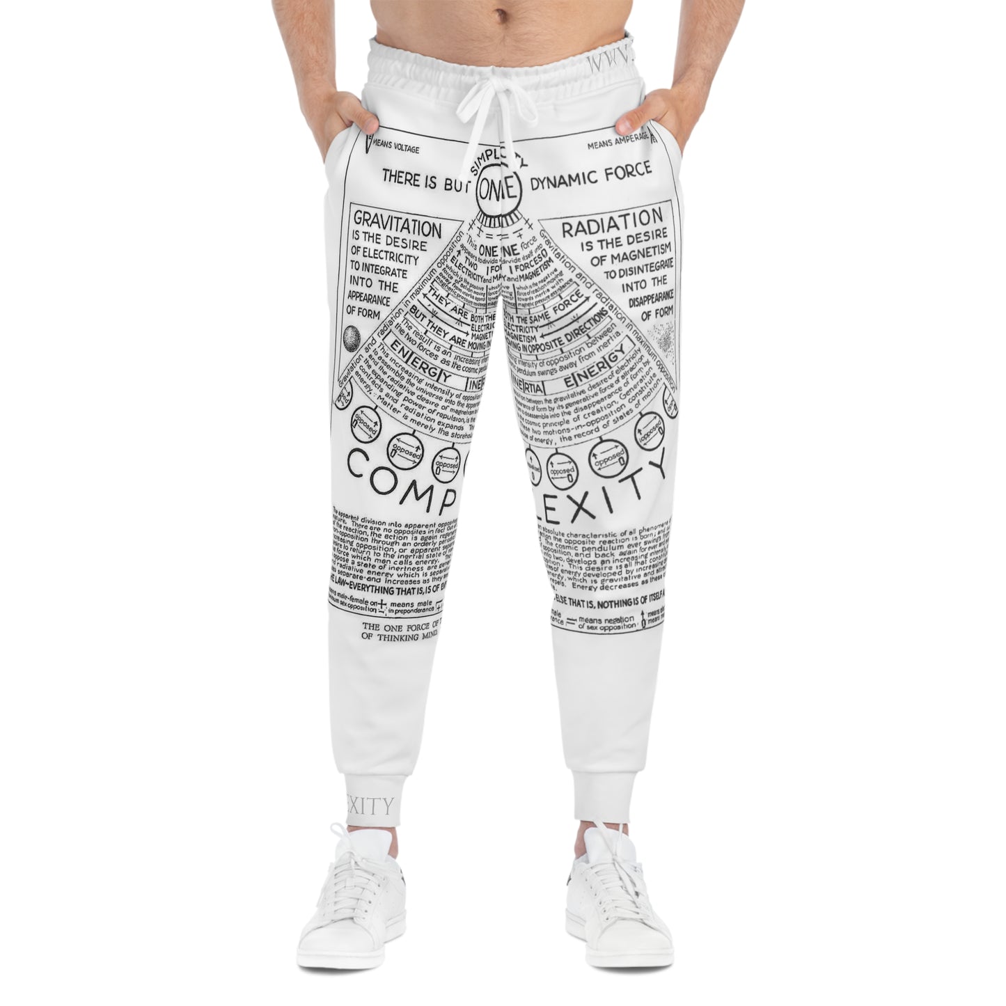 Illuminati - Front Complexity - Athletic Joggers (AOP)