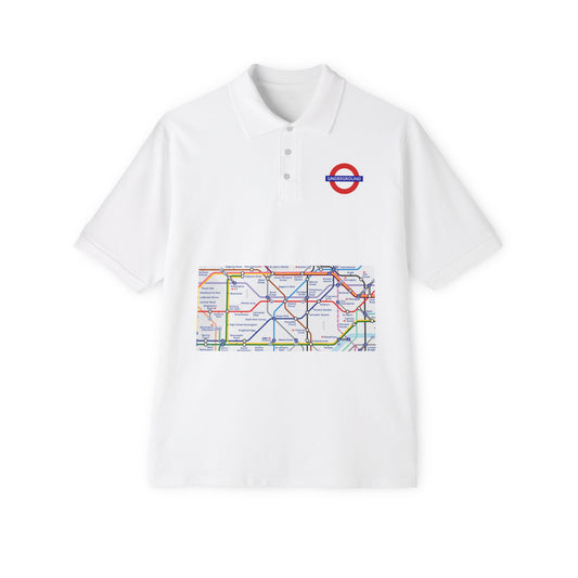 The Tube Metro London - Men's Piqué Polo