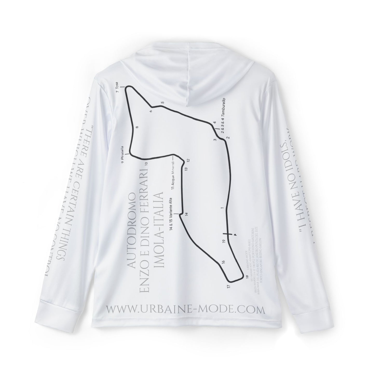 Legends GP - Ayrton Senna Tribute - Autodromo Imola - Men's Sports Warmup Hoodie (AOP)