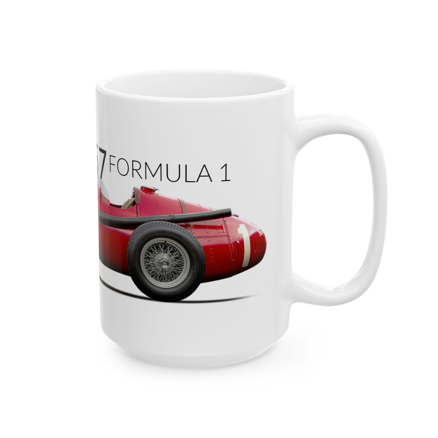 F1 GP Legends 1957 Fangio Maserati Ceramic Mug, (11oz, 15oz)