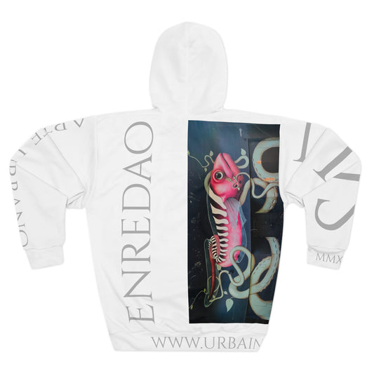 Street Art - Enredao - Color - Unisex Pullover Hoodie (AOP)