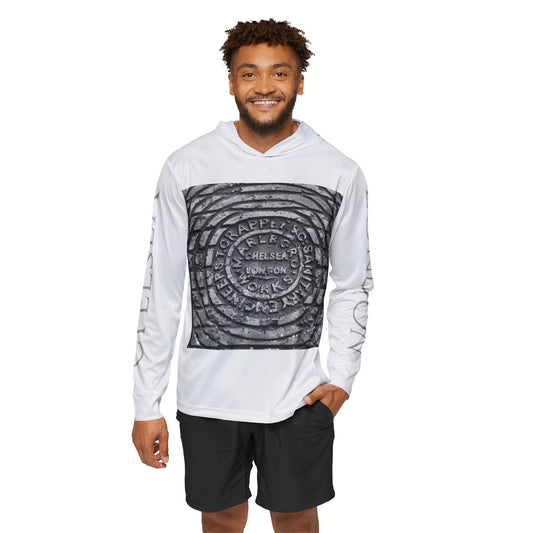 STREET MAN HOLES - London - UK - Men's Sports Warmup Hoodie (AOP)